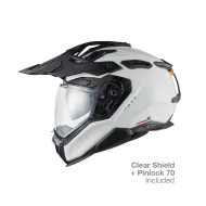 Casca de aventura NEXX X.WED3 PLAIN WHITE