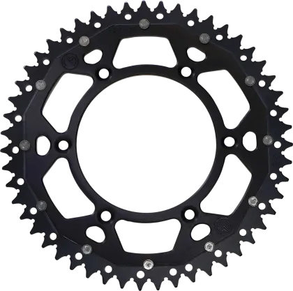 Two-component gear wheel MOOSE 1210-460-48 BLACK