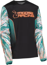 Детска блуза MOOSE RACING AGROID TEAL/ORANGE/BLACK