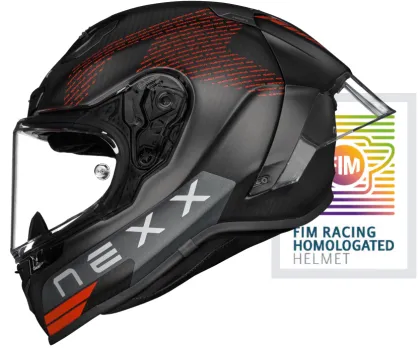 Каска NEXX X.R3R PRO FIM EVO CARBON BLACK MATT