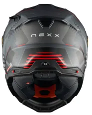 Каска NEXX X.WST3 FLUENCE GREY RED MATT