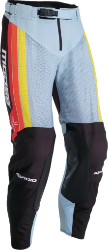 Motocross breeches MOOSE RACING AGROID GRAY/YELLOW