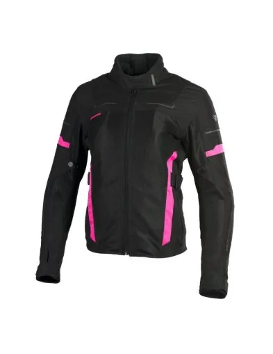 Women's textile motorcycle jacket SECA ORKAN II TITANIUM FUCHSIA