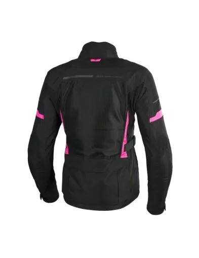Women's textile motorcycle jacket SECA ORKAN II TITANIUM FUCHSIA