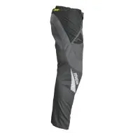 Children's motocross breeches THOR YOUTH SECTOR EDGE DARK GRAY/ACID