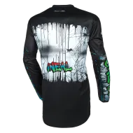 Children's motocross shirt O'NEAL ELEMENT RANCID BLACK/WHITE
