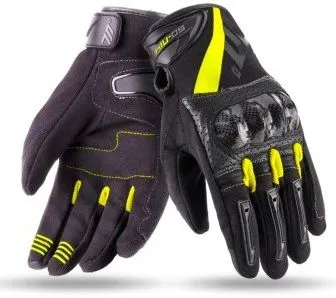 Mănuși din material textil 70 DE GRADE VARĂ NAKED NEGRU/GALBEN FLUO
