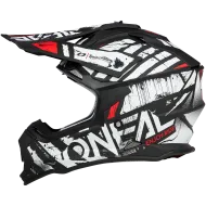 Motocross Helmet O'NEAL 2SERIES GLITCH V.23 BLACK/WHITE