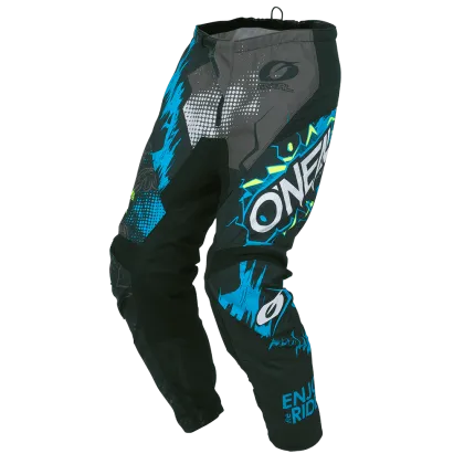 Pantaloni de motocross pentru copii O'NEAL ELEMENT VILLAIN GREY