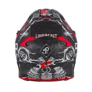 Мотокрос каска O'NEAL 5SERIES HR BLACK/RED