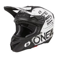 Casca motocross O'NEAL 5SERIES SCARZ NEGRU/ALB V.24