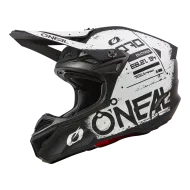 Casca motocross O'NEAL 5SERIES SCARZ NEGRU/ALB V.24