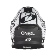 Casca motocross O'NEAL 5SERIES SCARZ NEGRU/ALB V.24