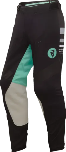 Women's Motocross Breeches THOR PRIME BLAZE BLACK/TEAL