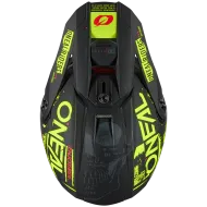 Casca motocross O'NEAL 5SERIES POLYACRYLITE ATTACK V.23 NEGRU/GALBEN NEON