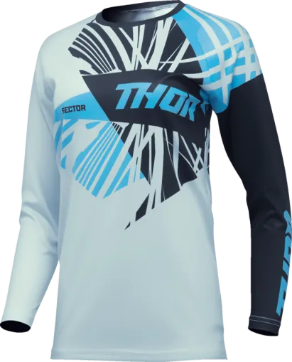 Дамско мотокрос джърси THOR WOMEN'S SECTOR SPLIT LIGHT BLUE