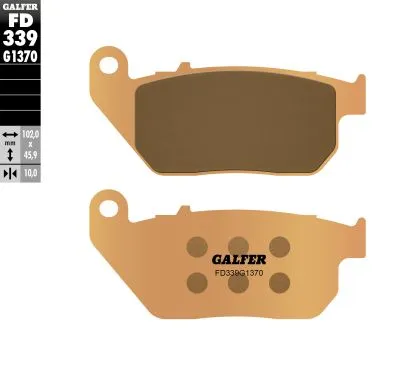 Plăcuțe față pentru motociclete Galfer COMPOUND SINTERIZAT FD339G1370