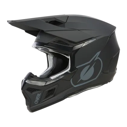 Мотокрос каска O'NEAL 3SERIES SOLID BLACK V.24