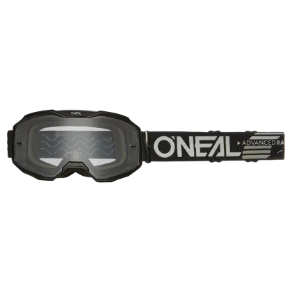 Ochelari de motocross O'NEAL B-10 SOLID BLACK - TRANSPARENT V.24