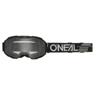 Motocross goggles O'NEAL B-10 SOLID BLACK - CLEAR V.24