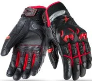 Leather gloves 70 DEGREES WINTER NAKED BLACK/RED