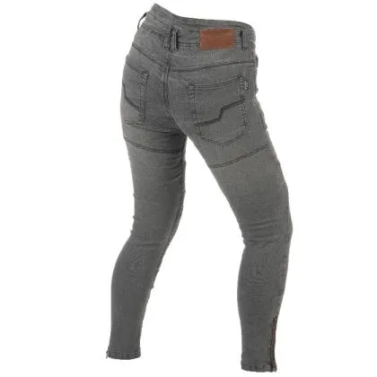 WOMEN'S MOTORCYCLE JEANS TRILOBITE 1665 MICAS URBAN GRAY