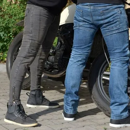 WOMEN'S MOTORCYCLE JEANS TRILOBITE 1665 MICAS URBAN GRAY