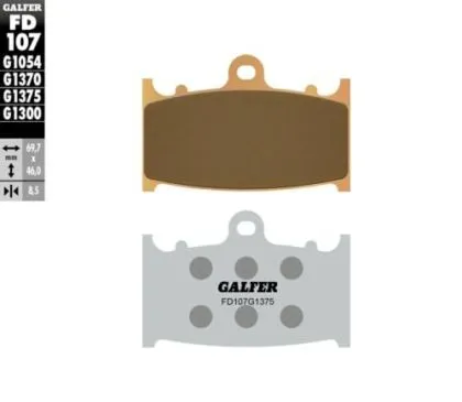 Предни мото накладки Galfer SINTERED COMPOUND FD107G1375