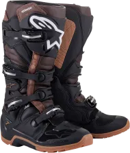 Μπότες μοτοκρός ALPINESTARS TECH 7 ΜΑΥΡΟ/ΚΑΦΕ