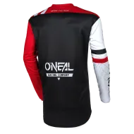 Motocross shirt O`NEAL ELEMENT WARHAWK BLACK/WHITE/RED