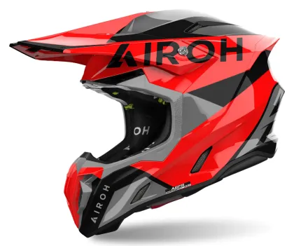 Motocross helmet AIROH TWIST 3 KING RED GLOSS