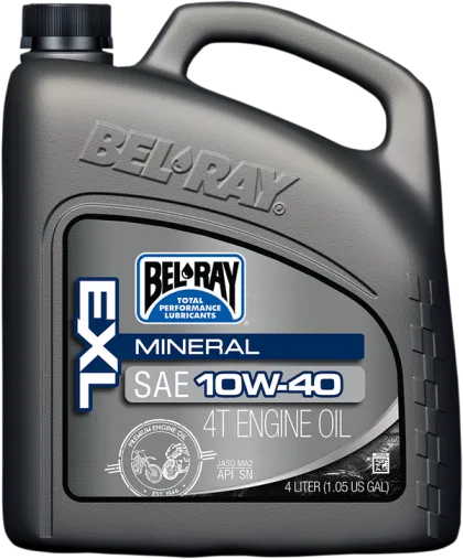 Масло BEL-RAY EXL MINERAL 4T 10W-40 4L