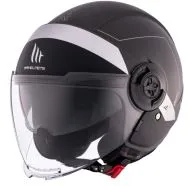SCOOTER HELMET MT VIALE S SV 68 UNIT D2 MATT BLACK/GRAY