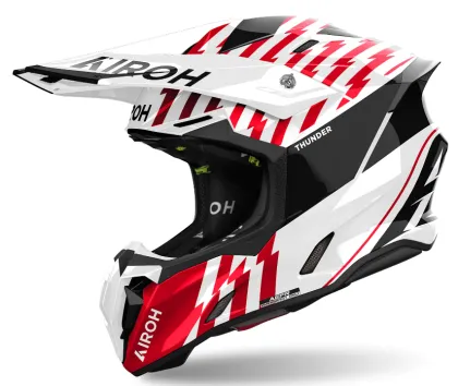 AIROH TWIST 3 THUNDER RED GLOSS motocross helmet