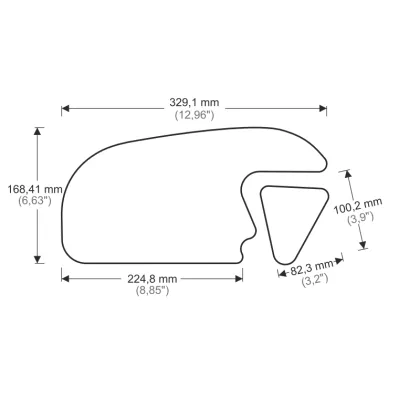 HONDA CBR 600 RR Tank Protector HDR217/PR3435