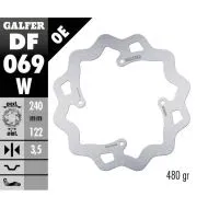 Rear brake disc Galfer WAVE FIXED DISC WAVE FIXED 240x3.5mm DF069W