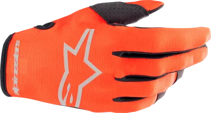 Mănuși de motocross ALPINESTARS RADAR ORANGE/NEGRE