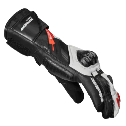 Moto gloves SPIDI CARBO FIT RED/WHITE