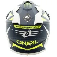 Κράνος Motocross O'NEAL 2SERIES SPYDE 2.0 ΜΠΛΕ/ΛΕΥΚΟ/NEON YELLOW 2020