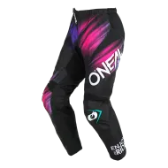 Pantaloni de motocross pentru femei O'NEAL ELEMENT VOLTAGE BLACK/MULTI