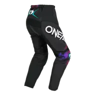 Pantaloni de motocross pentru femei O'NEAL ELEMENT VOLTAGE BLACK/MULTI