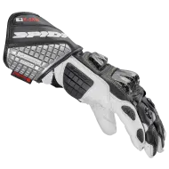 Moto gloves SPIDI Carbo Kangaroo BLACK/WHITE