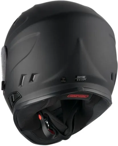 Helmet SIMPSON VENOM SOLID MATT BLACK