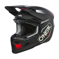 Κράνος Motocross O'NEAL 3SERIES HEXX ΜΑΥΡΟ/ΛΕΥΚΟ/ΚΟΚΚΙΝΟ V.24