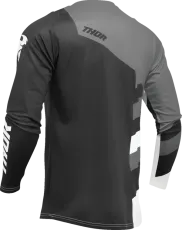 Motocross Jersey THOR SECTOR CHECKER BLACK/GRAY