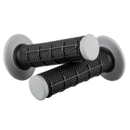 MX GRIP DIAMOND DUAL BLACK/GRAY 801 MOTOCROSS GRIPS