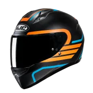 Helmet HJC C10 LITO BLACK/ORANGE/BLUE