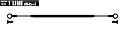 Brake hose Galfer METALLIC LINES 1 TUBE WITH PROTECTOR BLACK-BRASS FK103C668R