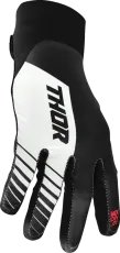 Mănuși de motocross THOR AGILE ANALOG NEGRU/ROȘU/ALB