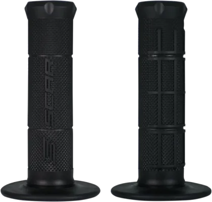 Motorcycle grips SCAR HALF WAFFLE BLACK